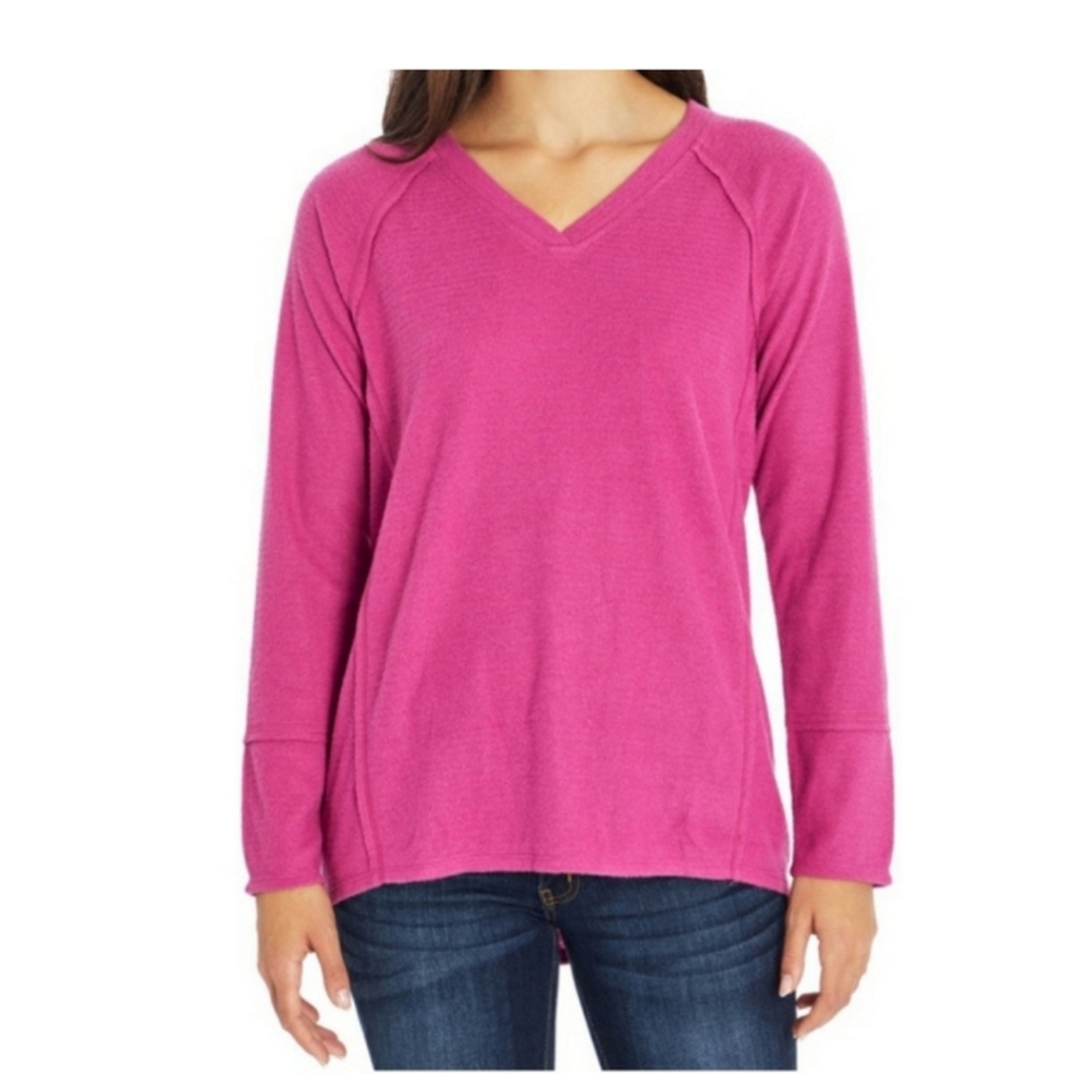 Wildfox Haley V-neck Long Sleeve Shirt